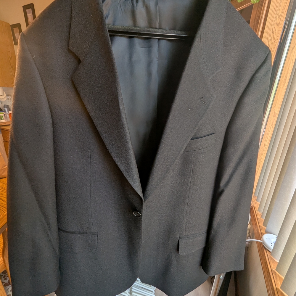 Franco Tassi Classic Black Men's Blazer